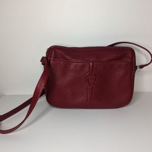 Etienne Aigner Vintage Red Leather Purse Crossbody